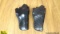 Bianchi Holster. Very Good. Lot of 2; #350 / .38-.357 Black Leather Holsters. . (65388)