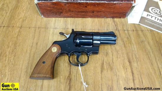 Colt PYTHON .357 MAGNUM UNFIRED PYTHON Revolver. Like New. 2.5" Barrel. Factory Excellent Bluing on