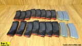 Kay Industries, Etc. 5.56x45 Magazines. Excellent Condition. Lot of 19; 30 Rd Assorted Mags. . (6524