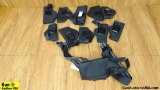 Lost Woods, Etc. Holsters. Like New. Lot of 11; Nylon Pistol Holsters. . (64375)