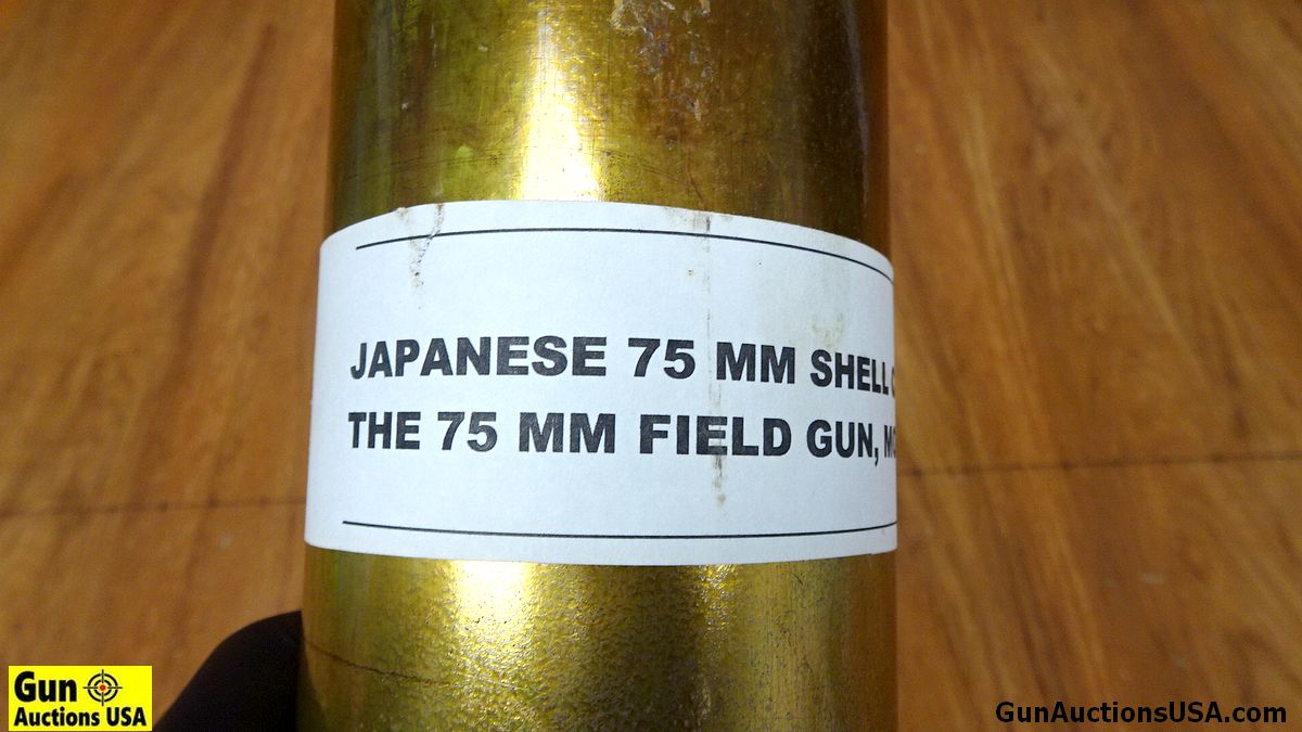 WWII Japanese 75mm Artillery Shell Casing – Griffin Militaria