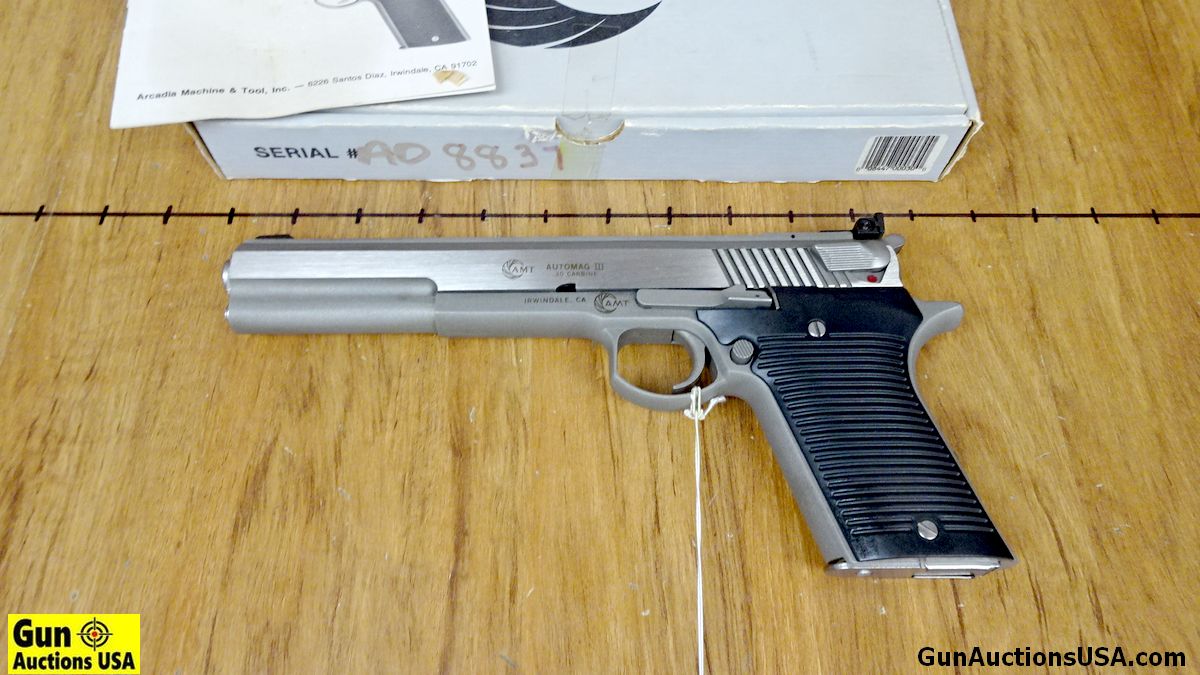 AMT AUTOMAG III .30 CARBINE Semi Auto Pistol. | Proxibid