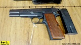 FABRIQUE NATIONALE D'ARMES DE GUERRE HERSTAL BELGIQUE HI-POWER 9MM PARA Semi Auto Pistol. Excellent.