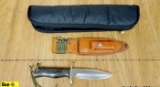 Randall 15 AIRMAN Knife. Excellent . Stainless Steel Blade, Black Border Patrol Handle, Nickel Silve