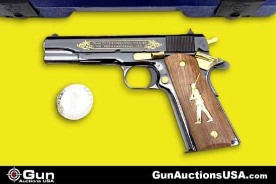 Colt 1911 TOMB OF THE UNKNOWN SOLDIER GOVERNMENT MODEL .45 ACP COLT COMMEMORATIVE Pistol. Excellent