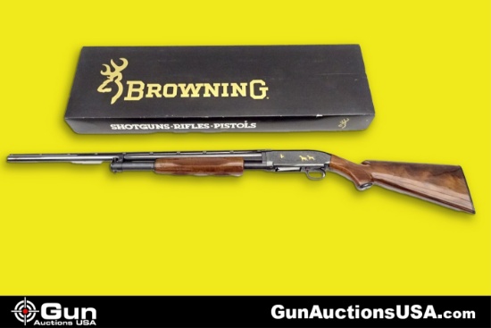 Browning 12 20 ga. Pump Action GRADE 5 Shotgun. Like New . 26" Barrel. GORGEOUS Engraving on Receive
