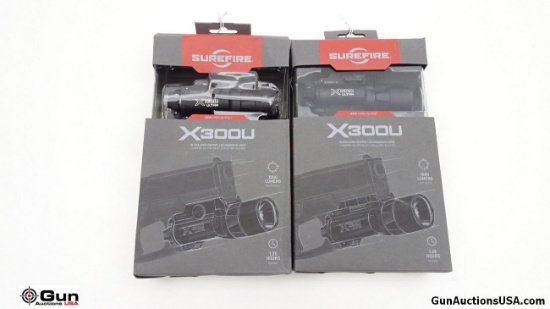 SURE FIRE X300U Gun Lights. New In Box. Lot of 2- Ultra High Output LED ...