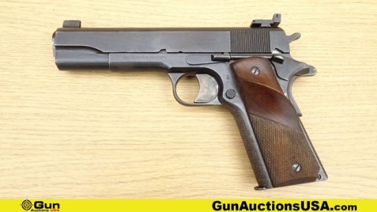 REMINGTON RAND INCORPORATED/Colt 1911 45ACP Semi Auto Pistol. Very Good. 5" Barrel. Shiny Bore, Tigh