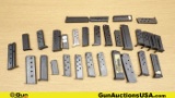 .45 ACP, 9mm, .32 ACP, .380 ACP Magazines. Good. Lot of 30; Assorted Magazines. (68372)
