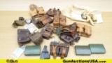 Military Surplus Pouches, Etc.. Lot of 19; Vintage Leather Pouches, Cleaning Kits & Oil Bottles.. (6