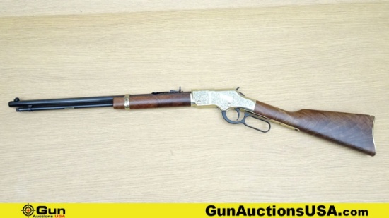 HENRY H004D3 .22 S-L-LR Rifle. Like New. 20" Barrel. Lever Action OUTSTANDING Rifle! Features BEAUTI