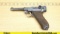 ERFURT LUGER 9MM LUGER MATCHING NUMBERS Pistol. Good Condition. 3 7/8
