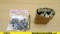 Frankford Arsenol, Etc. Dummy Cartridges, Links. Box of 10- 50 Caliber Dummy Cartridges and 10- 50 C