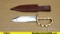 Australian U.S. COLLECTOR'S Knife. Very Good. Australian U.S. WWII Large V 44 Brass Knucks Ranger Kn