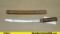 Japanese COLLECTOR'S Knife. Very Good. Antique Japanese TONTO Knife. 18