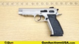TANFOGLIO WITNESS .38 Cal. APPEARS UNFIRED Pistol. Excellent. 4.5