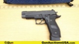 SIG Sauer P226 9MM PARA Pistol. Excellent. 4.25