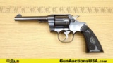 COLT ARMY SPECIAL .38 Cal. COLLECTOR'S Revolver. Very Good. 5