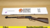 HENRY REPEATING ARMS H001 .22 S-L-LR Rifle. Like New. 18.5