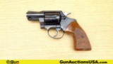 COLT DETECTIVE SPECIAL .38 SPECIAL COLLECTOR'S Revolver. Good Condition. 2 1/8