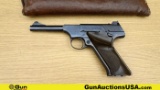 COLT'S MFG. CO. INC WOODSMAN .22 LR Pistol. Good Condition. 4.5