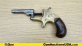 COLT Open Top Pocket .22 CAL Revolver. Needs Repair. 2 3/8