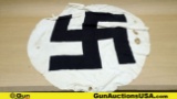 German Militaria COLLECTOR'S Disc. Good Condition. Swastika Disc for NSOAP Flag. 41