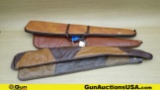 Carrington Collection, Etc. Soft Gun Cases . Good Condition . Lot of 4; Assorted Soft Long Gun Zippe