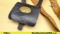 U.S. Government Carry Pouch. Good Condition. Leather Carry Pouch with US Medallion and Eagle Medalli