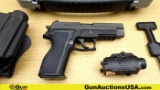 SIG P226 9mm Pistol. Excellent. 4.5