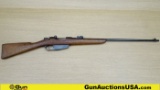 R. E. Terni ARSENAL CARCANO 6.5 MM Rifle. Good condition, Normal Handling Marks, Scattered Spotting