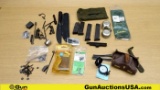 Pachmayr, Cold Steel, Uncle Mike's, Military Surplus, Etc. Gun Parts, Accessories. Good condition, N