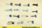 1911 Gun Parts. Good Condition. Fifteen Assorted 1911 Triggers.. (76643) (GSCM71)