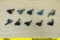 1911 Gun Parts. Good Condition. Ten Assorted 1911 Thumb Safeties.. (76663) (GSCM22)