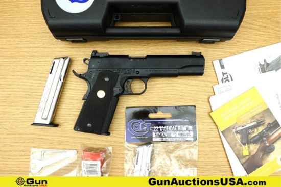 WALTHER COLT GOLD CUP TROPHY .22 LR TARGET Pistol. Excellent. 5" Barrel. Shiny Bore, Tight Action Se