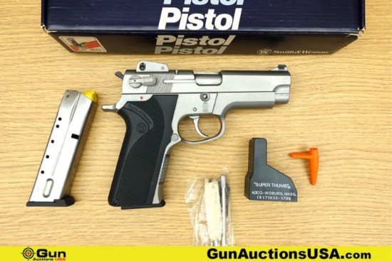 S&W 4006 .40 S&W MATCH BARREL PISTOL. Very Good. 3 7/8" Barrel. Shiny Bore, Tight Action Semi Auto T