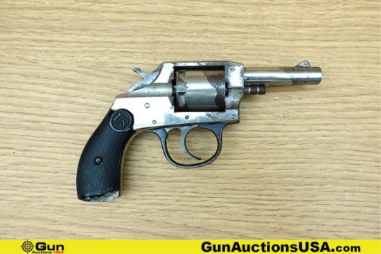U.S. REVOLVER CO NONE MARKED .32 CAL Revolver. Fair Condition. 2.5" Barrel. Dark Bore Features Smoot