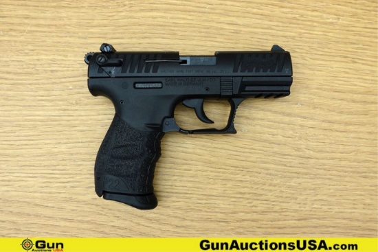WALTHER P22 .22 LR Pistol. Very Good. 3.5" Barrel. Shiny Bore, Tight Action Semi Auto Features a Ste