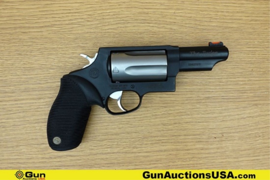 TAURUS THE JUDGE .45 LC/.410 GA. Revolver. Very Good. 3" Barrel. Shiny Bore, Tight Action This versa