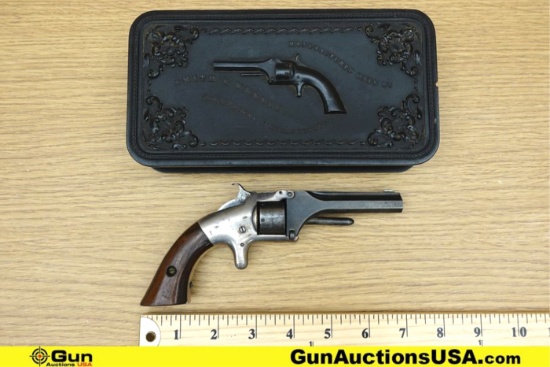 S&W 1 .22 SHORT BP RARE AND COLLECTIBLE Revolver. Very Good. 3 1/8" Barrel. Shootable Bore, Tight Ac