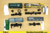 Bushnell, Rifle Scope, NC STAR, Leapers Scopes. Very Good. Four Scopes; One Bushnell Scope for a .22