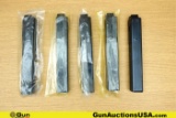 Sten 9mm Magazines. Like New. Five Steel 32 Rounds Sten Gun Mags.. (76919) (GSCN85)