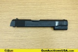 Colt 1911 .45 ACP Gun Part. Good Condition. One Parkerized 1911 A1 Slide with Front and Rear Sights.