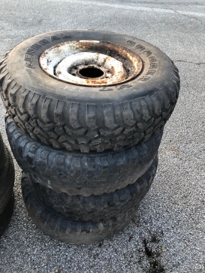 4 Rims and Tires