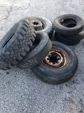 7 Tires / 2 rims