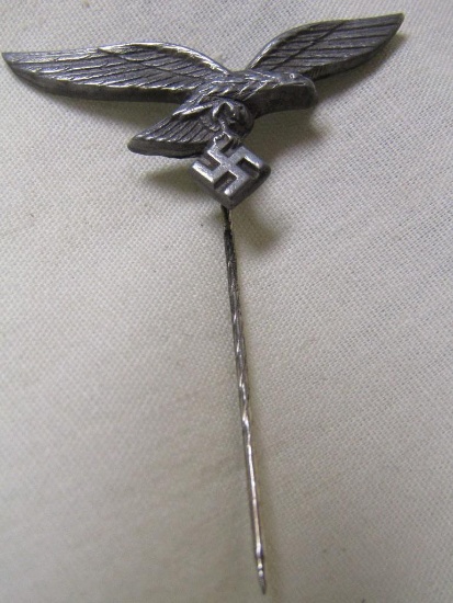 Original Issue German WWII Luftwaffe Silver Eagle Stick Pin.