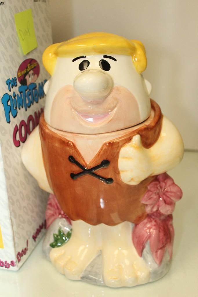 Barney Rubble cookie hotsell jar