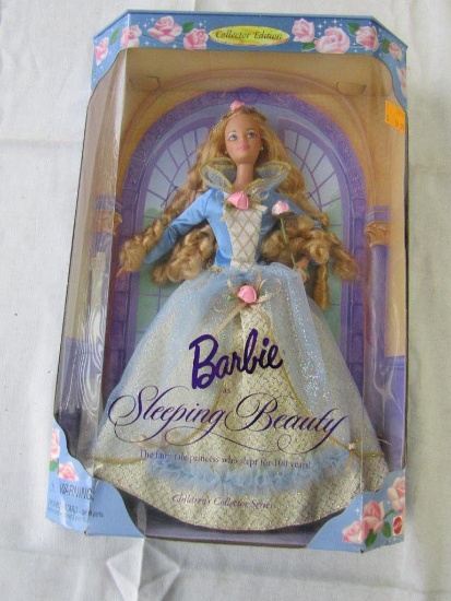 Barbie Doll. 1997 Barbie as Sleeping Beauty. Collector Edition. New In Box. Box has a bit storage we