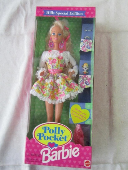 Barbie Doll. 1994 Polly Packet Barbie. Hills Special Edition. New In Box.