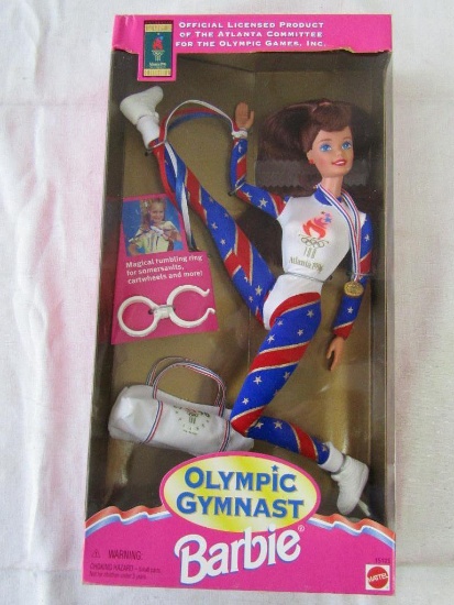 Barbie Doll. 1995 Olympic Gymnast Redhead Barbie. New In Box.